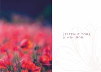 Karnet - Jestem z Tobą - maki. Wydawca: Koinonia. SmakLiter.pl Opakowanie Karnet - Jestem z Tobą - maki