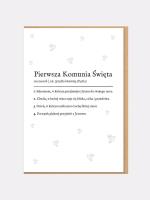 Opakowanie Karnet komunia