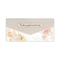 Karnet-koperta Podziękowania. Wydawca: Trend. SmakLiter.pl Opakowanie Karnet-koperta Podziękowania