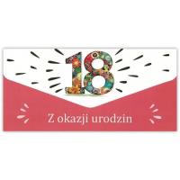 Karnet-koperta Urodziny 18. Wydawca: Trend. SmakLiter.pl Opakowanie Karnet-koperta Urodziny 18