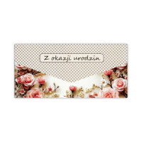 Karnet-koperta W dniu urodzin. Wydawca: Trend. SmakLiter.pl Opakowanie Karnet-koperta W dniu urodzin