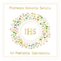 Opakowanie Karnet KW Komunia Wianek z koronką