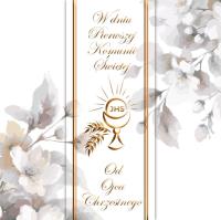 Opakowanie Karnet KW Premium I Komunia od Ojca Chrzestnego