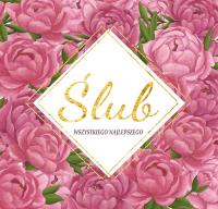 Opakowanie Karnet KWD z bilecikiem HS Ślub Piwonie