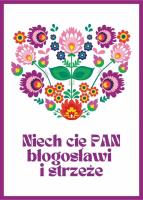 Karnet - Niech Cię Pan - folklor. Wydawca: Koinonia. SmakLiter.pl Opakowanie Karnet - Niech Cię Pan - folklor