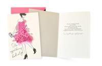 Opakowanie Karnet Ogólne życzenia sukienka