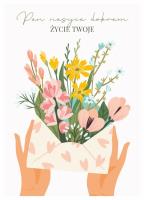 Karnet - Pan nasyca dobrem. Wydawca: Koinonia. SmakLiter.pl Opakowanie Karnet - Pan nasyca dobrem