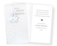 Opakowanie Karnet PM-222 Chrzest (niebieski)