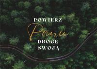 Karnet - Powierz Panu drogę - las. Wydawca: Koinonia. SmakLiter.pl Opakowanie Karnet - Powierz Panu drogę - las