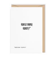 Opakowanie Karnet Pożegnanie