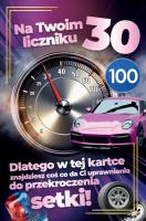 Opakowanie Karnet Prawo Jazdy 30 urodziny damskie