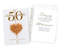 Opakowanie Karnet rocznica ślubu