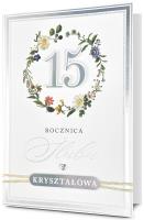 Opakowanie Karnet Rocznica ślubu 15