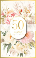 Karnet Rocznica Ślubu 50. Wydawca: Armin Style. SmakLiter.pl Opakowanie Karnet Rocznica Ślubu 50