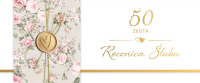 Karnet Rocznica Ślubu 50. Wydawca: Armin Style. SmakLiter.pl Opakowanie Karnet Rocznica Ślubu 50