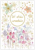 Opakowanie Karnet Silver urodziny