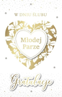 Karnet Ślub LUX-187. Wydawca: Armin Style. SmakLiter.pl Opakowanie Karnet Ślub LUX-187