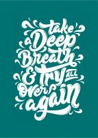 Karnet - Take a deep breath. Wydawca: Koinonia. SmakLiter.pl Opakowanie Karnet - Take a deep breath