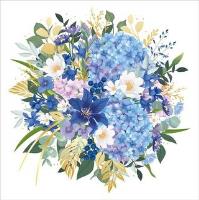 Opakowanie Karnet Uniwersalny - Blue Flowers