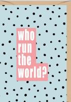 Opakowanie Karnet uniwersalny Dnia Kobiet - Run the world