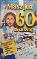 Opakowanie Karnet Urodzinowy męski z receptą 60