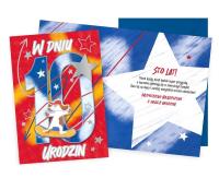 Opakowanie Karnet Urodziny 10