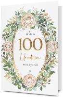 Opakowanie Karnet Urodziny 100