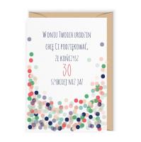 Opakowanie Karnet Urodziny