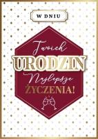 Opakowanie Karnet Urodziny