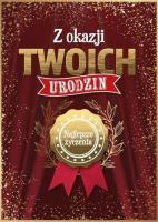 Opakowanie Karnet Urodziny