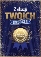 Opakowanie Karnet Urodziny