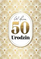 Opakowanie Karnet Urodziny