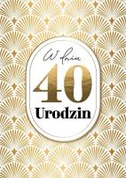 Opakowanie Karnet Urodziny