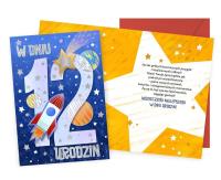 Opakowanie Karnet Urodziny 12
