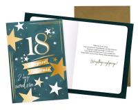 Opakowanie Karnet Urodziny 18