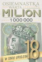 Opakowanie Karnet Urodziny 18