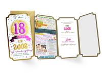 Opakowanie Karnet Urodziny 18