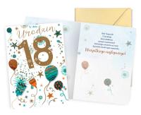 Opakowanie Karnet Urodziny 18