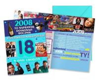 Opakowanie Karnet Urodziny 18-latka