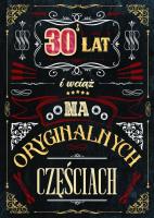 Karnet urodziny 30. Wydawca: Armin Style. SmakLiter.pl Opakowanie Karnet urodziny 30