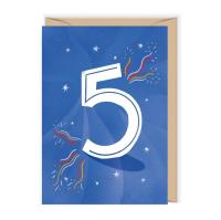 Opakowanie Karnet Urodziny 5