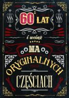 Karnet Urodziny 60. Wydawca: Armin Style. SmakLiter.pl Opakowanie Karnet Urodziny 60