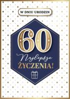 Opakowanie Karnet Urodziny 60