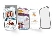 Opakowanie Karnet Urodziny 60