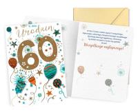 Opakowanie Karnet Urodziny 60