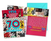 Opakowanie Karnet Urodziny 70