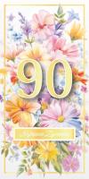 Karnet Urodziny 90. Wydawca: Armin Style. SmakLiter.pl Opakowanie Karnet Urodziny 90