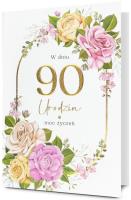 Opakowanie Karnet Urodziny 90