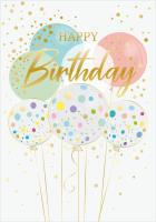 Opakowanie Karnet Urodziny - Big Pastel B-Day Balloons