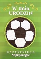 Opakowanie Karnet Urodziny Cekiny